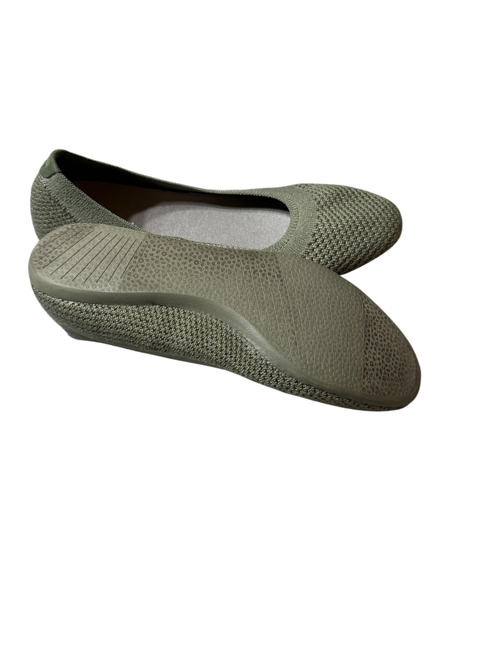 Allbirds Tree Breezer Rugged Green Knit Ballet Flats Women's Size 7.5 - Picture 7 of 8